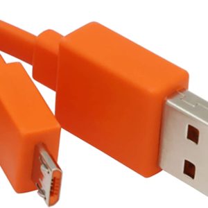 JAINTA USB Fast Power Charging Charger Cable Cord Compatible with for JBL Wireless Bluetooth Speaker Earphone Headphone - 3.3FT & Orange