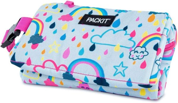 PackIt Freezable Snack Box, Rainbow Sky, Built with EcoFreeze Technology, Collapsible, Reusable, Zip Closure with Buckle Handle, Great for All Ages and Fresh Snacks on the go - Image 4