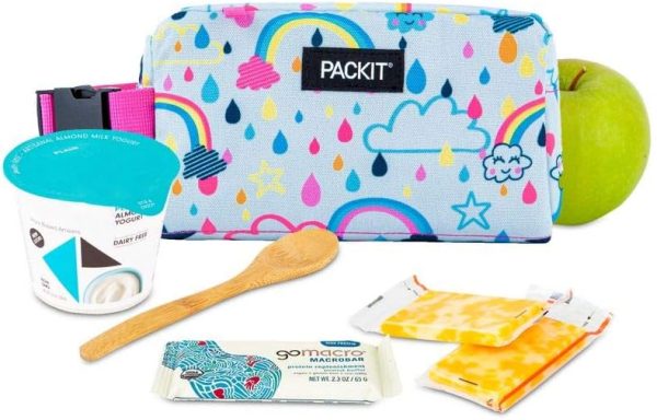 PackIt Freezable Snack Box, Rainbow Sky, Built with EcoFreeze Technology, Collapsible, Reusable, Zip Closure with Buckle Handle, Great for All Ages and Fresh Snacks on the go - Image 5