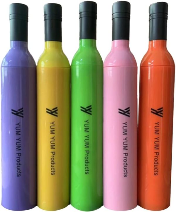 Premium Compact Bottle Umbrella - Collapsible Umbrella for Rain & Sun - Folding Portable Umbrella Lightweight Windproof, Waterproof & UV Protection - Perfect for Outdoor Adventures & Everyday Use - Image 6